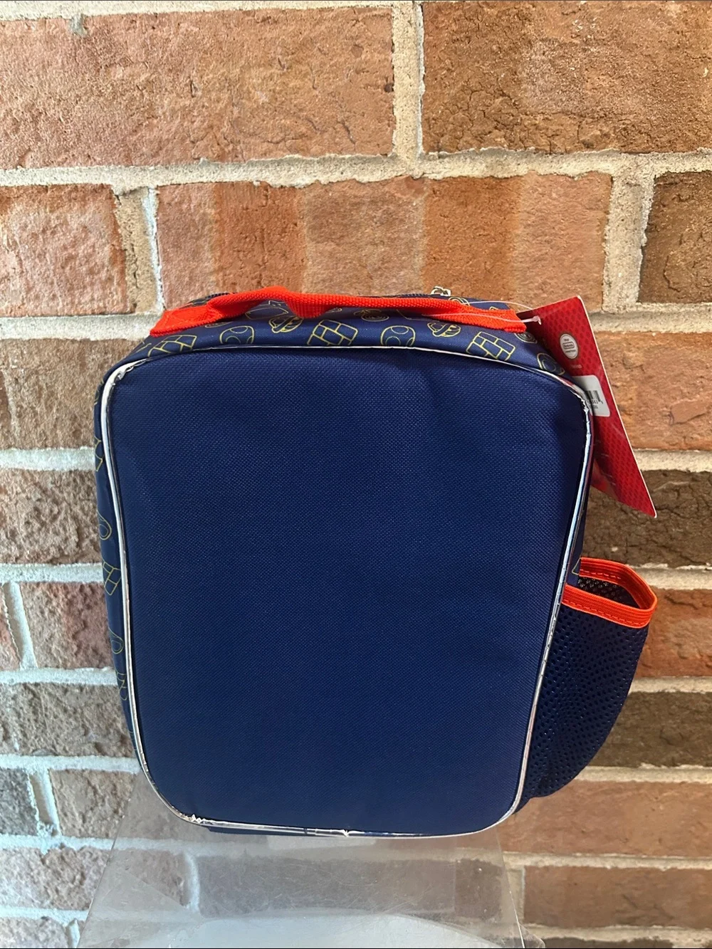 Nintendo Blue and Red Super Mario Lunch Bag with Question Block